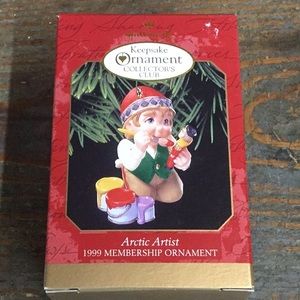 Hallmark Arctic Artist 1999 Membership Ornament
